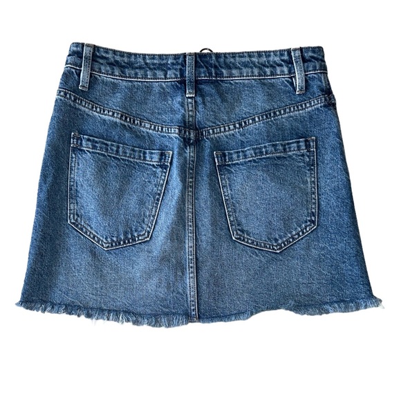 Free People / We the Free “Zip it Up” Front Denim Mini Skirt - 26 - Picture 7 of 13
